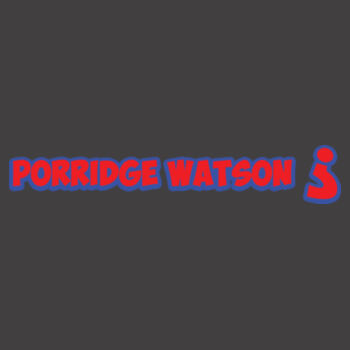 Porridge Watson Front and Back Print - Mens Faded Tee Design