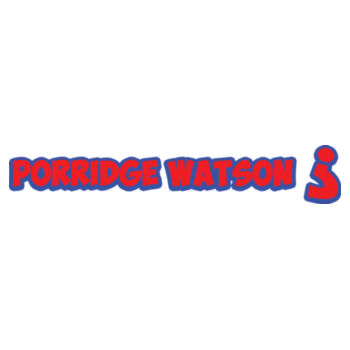 Porridge Watson Front and Back Print - Mens Authentic Singlet Design