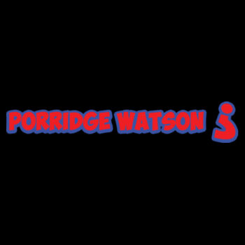 Porridge Watson Front and Back Print - Mens Base Longsleeve Tee Design