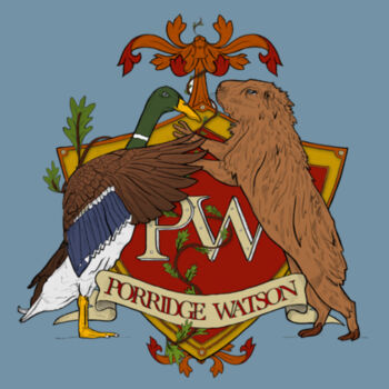 Porridge Watson Emblem - Denim Carrie Tote Design