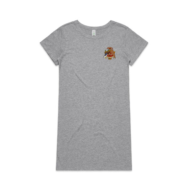 Porridge Watson Emblem - Womens Mika Organic Short Sleeved Dress Thumbnail