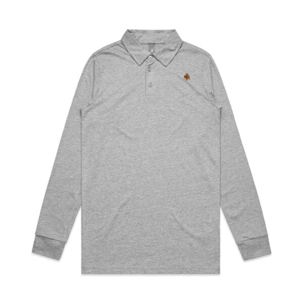 Porridge Watson Emblem - Mens Chad Longsleeve Polo Thumbnail